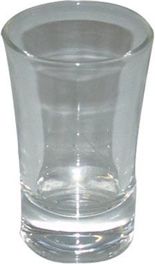 Poháriky zo skla 40 ml, číre – sada 6 ks