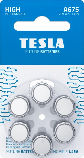 Batérie do načúvacích prístrojov Tesla A675