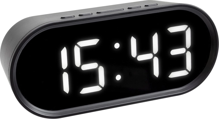 Digitálny budík TFA s inverzným displejom a bielymi LED číslicami