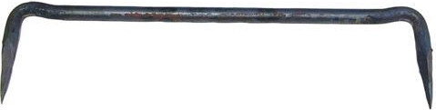 Kovaná murárska (tesárska) skoba 12 × 350 mm