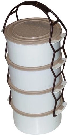 Nosič jedla 4×1,5 l z plastu