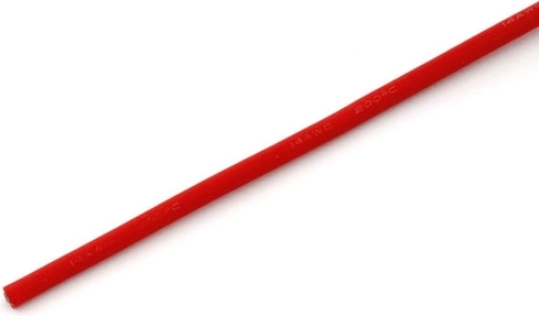 Silikónový kábel MSP 2,1 mm² (14 AWG) červený - 1 m