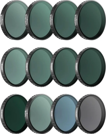 Sada filtrov Freewell pre Osmo Action 6 Mega Kit – 12‑dielna