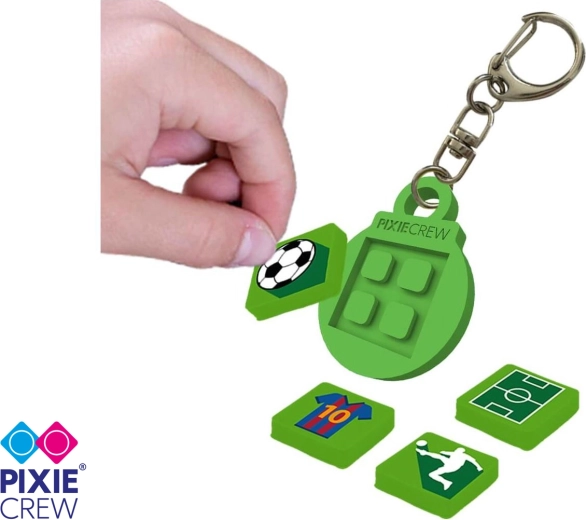 Pixie Crew okrúhly prívesok na kľúče zelený