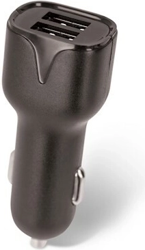 Setty USB autonabíjačka 2× USB 2,4 A čierna