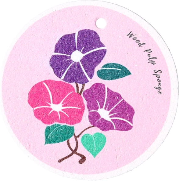 Prírodná hubka na riad fialová