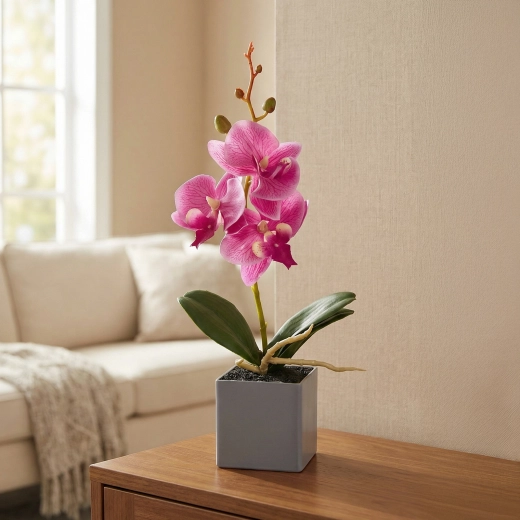 Umelá dekoratívna orchidea 29,5 cm - 1 kus