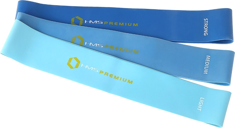 Sada odporových posilňovacích gúm HMS Premium – set 3 úrovní