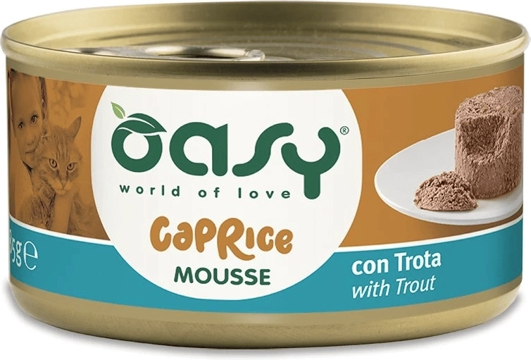 oasy caprice mousse s pstruhom 85 g