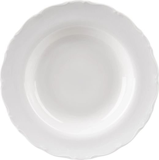 Hlboký porciovací tanier MONA s lemom, 23 cm