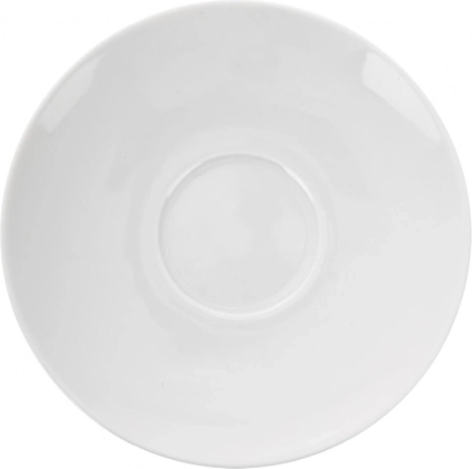 Porcelánový podšálka Mona Tonda 14,5 cm biela