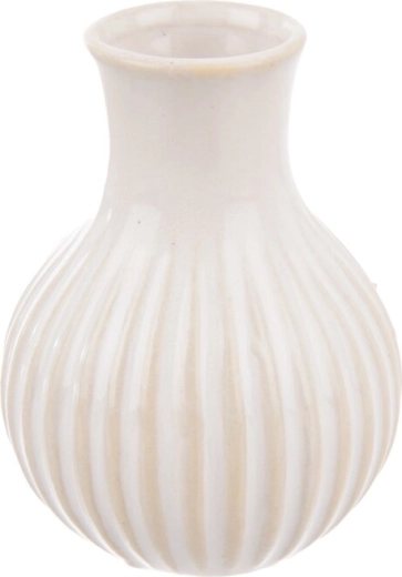 Biela porcelánová váza 6 × 6 × 8 cm