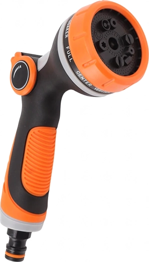 Regulovateľná postrekovacia hlavica na záhradnú hadicu