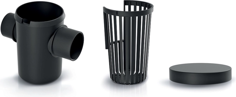 Vonkajší filter hrubých nečistôt na dažďovú vodu – 3‑dielna sada