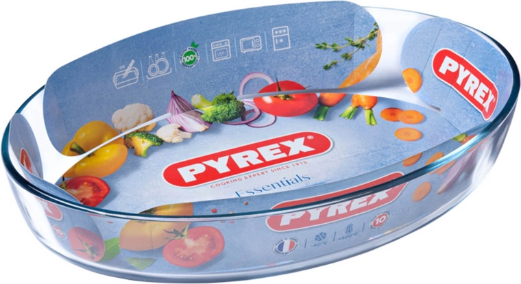 Zapekacia oválna misa PYREX 3,1 l sklo 35 × 24 × 6 cm