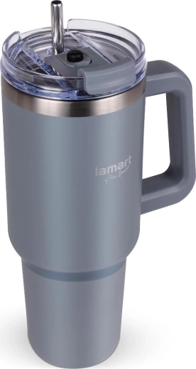 Termohrnček Lamart Huge sivý 1,2 l