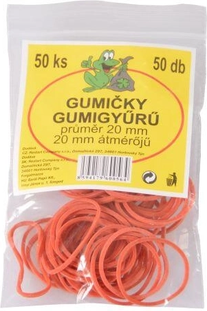 Gumičky 20 mm, balenie 50 ks