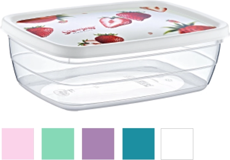 Obdĺžniková dóza Deco Trend 1,2 l