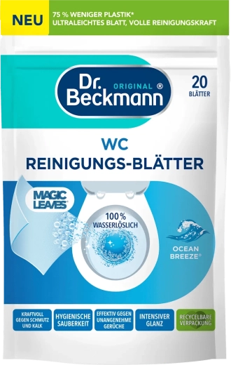 Dr. Beckmann čistiace obrúsky na toaletu Ocean Breeze, 20 ks