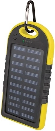 Setty solárna powerbanka 5000 mAh žltá