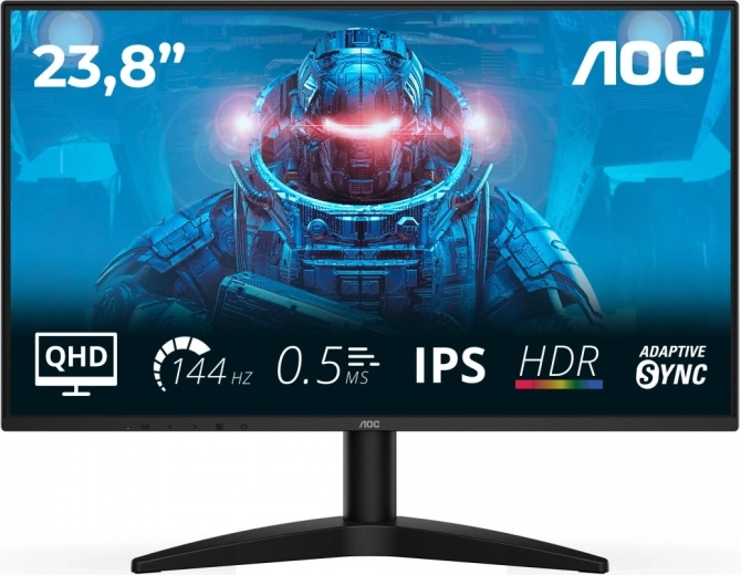 monitor 23,8" IPS 144 Hz s HDMI a DisplayPort