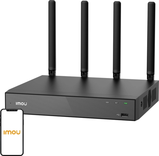 Imou Wi‑Fi IP videorekordér 18‑kanálový (Wi‑Fi 6, 4K, H.265, až 16 TB)