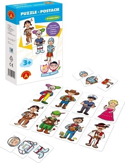 Puzzle Postavy – zábava a učenie