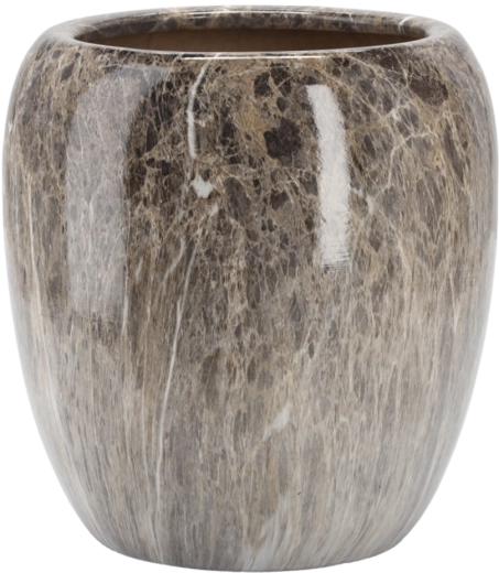 Keramický obal na kvetináč Marmur s mramorovým efektom 31 × 35 cm