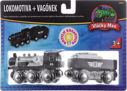 Vláčiky Max súprava na uhlie