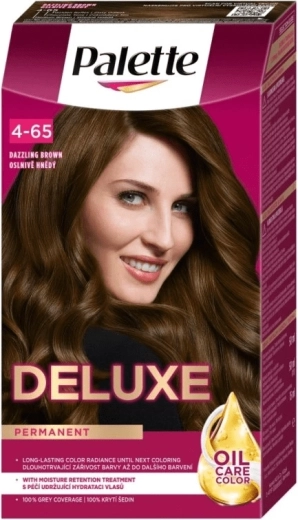 Palette Deluxe trvalá farba na vlasy 4-65 Oslňujúca hnedá 50 ml