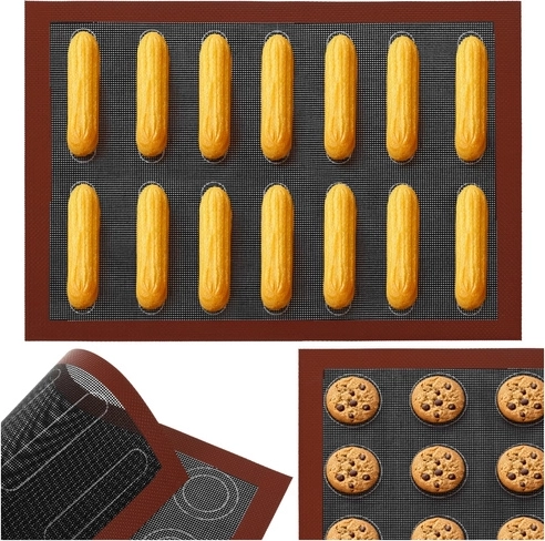 Silikónová perforovaná pečiaca podložka 30 × 40 cm RUHHY, obojstranná, znovupoužiteľná