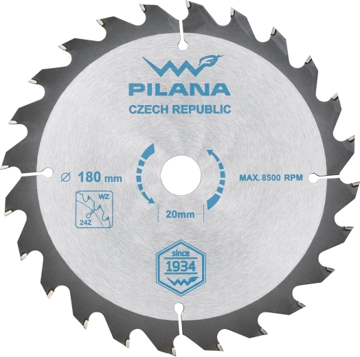 Pílový kotúč PILANA SK 5255 WZ 180 mm, 24 zubov