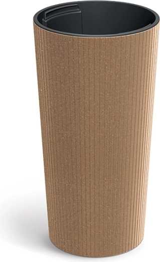 Kvetináč Lamia Slim Eco Wood 20 cm naturo