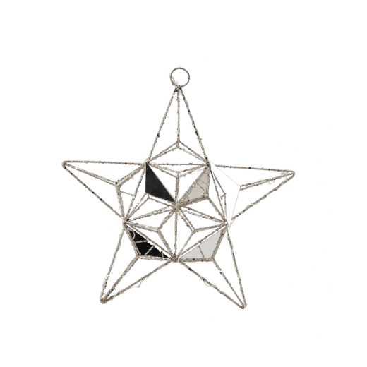 Sviatiaca vianočná hviezda LED 30 cm – geometrická závesná dekorácia