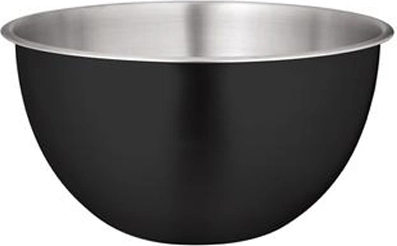 Miska z nehrdzavejúcej ocele v matnej čiernej, 17 cm