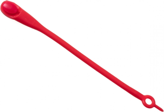 Silikónové šnúrky bez viazania, 14 ks – červené