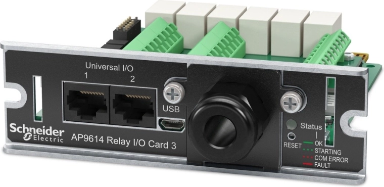 Schneider Electric APC SmartSlot karta suchých kontaktov I/O (AP9614)