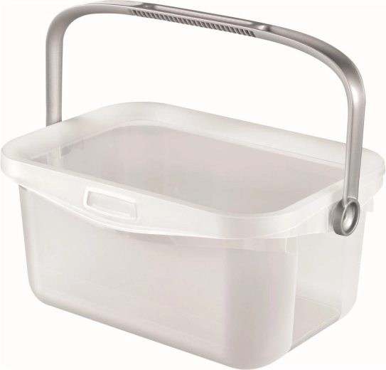 Multibox s vekom a rukoväťou 26 × 18 × 11 cm, 3 l – transparentný