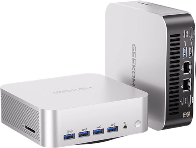 Mini PC GEEKOM A9 Max s AMD Ryzen AI 9 HX 370, 32 GB RAM a 1 TB SSD, Windows 11 Pro