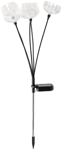 Solárna záhradná lampa Medúza mini 68 cm, multicolor 5 LED
