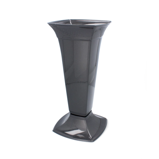 Vysoký cintorínový flakón Etna grafitová metalíza LAMELA