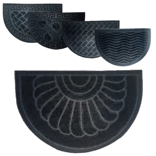 Polkruhová gumová rohož 40 × 60 cm