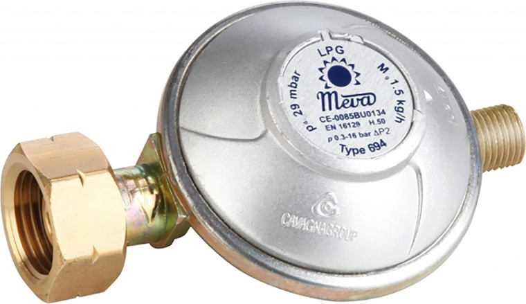 Regulátor tlaku plynu 50 mbar G 1/4"L pre PB fľaše