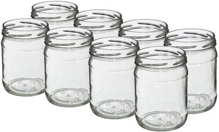 Sada zaváracích pohárov Twist 500 ml bez viečok, 8 ks