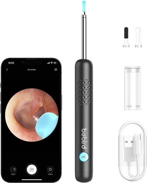 Otoskop s kamerou Bebird R1 čierny