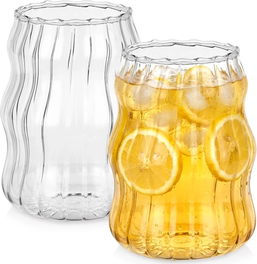 Poháre z borosilikátového skla 580 ml, sada 2 ks