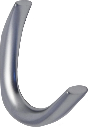 Vešiak Elegant II, matný chróm 50 × 60 mm