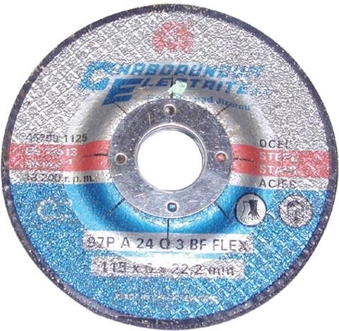 Brúsny kotúč na oceľ 125 × 6 × 22,2 mm