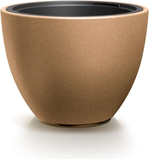 Kvetináč s vložkou HEOS Eco Wood 39,5 cm naturo