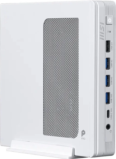 Kompaktný počítač PRO DP10 s Intel Pentium G7400, Wi‑Fi, bez OS, biely